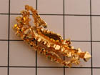 Gold crystal druse