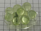 Uraium glass beads